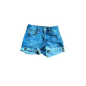 American Eagle Outfitters Jean Shorts Cut-Off High Rise Shortie Size 2